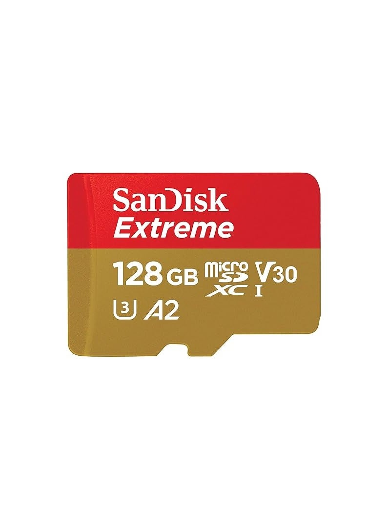 sandisk SDSQXA1-128G-GN6MN Extreme microSD UHS-I U3 V30 A2 190MB/s- SDSQXA1-128G-GN6MN - Image 1