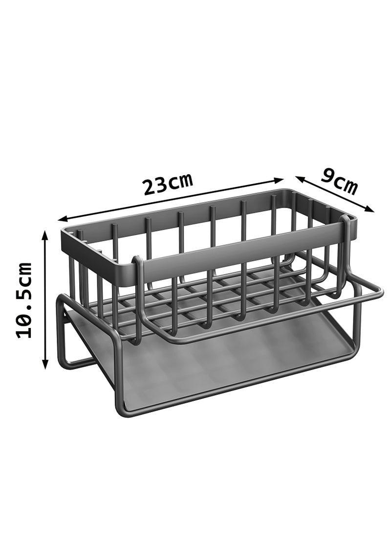 Yara Essentials Stainless steel dishwashing sponge holder Dish Soap and Sponge Holder for Kitchen Accessories Storage - Image 2
