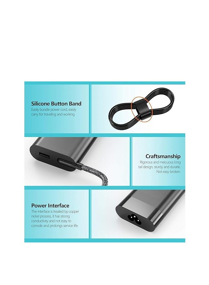 110W 5A 20V USB-C TPN-DA24 AC Charger for HP Spectre X360 Elitebook x360 HP Chromebook 14 14A G5 11 11A G6 EE G7 G8 X360 Laptop Power Supply Adapter Cord - Image 3