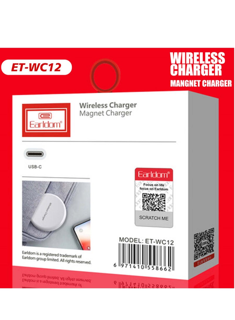 ELTRAZONE Earldom Wireless Magnetic Charger – ET WC 12, Fast Charging for Compatible Devices - Image 2