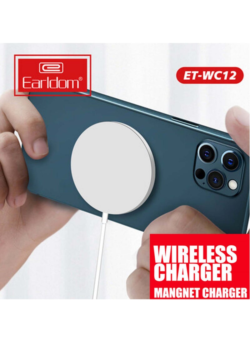 ELTRAZONE Earldom Wireless Magnetic Charger – ET WC 12, Fast Charging for Compatible Devices - Image 3