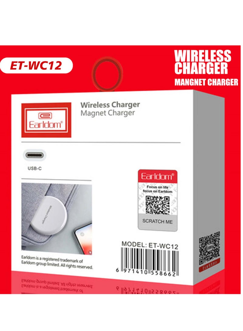 ELTRAZONE Earldom Wireless Magnetic Charger – ET WC 12, Fast Charging for Compatible Devices - Image 4