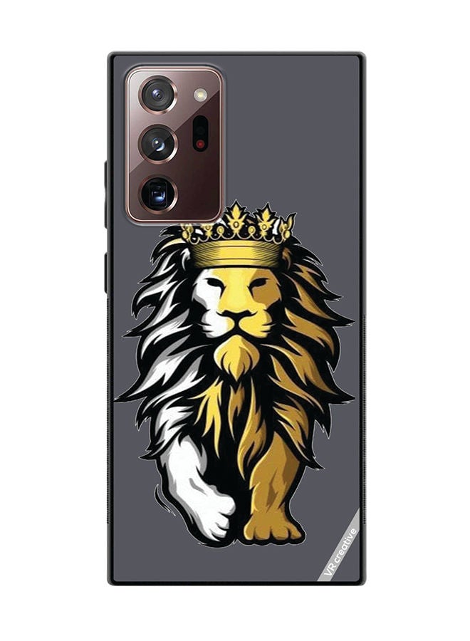 VR CREATIVE Protective Case Cover For Samsung Galaxy Note20 Ultra 5G Lion Design Multicolour - Image 1