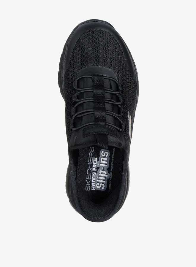 SKECHERS Boys Mesh Detail Sports Shoes With Lace-Up Closure - Summits