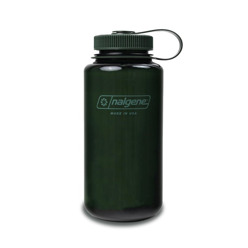 Nalgene 32 oz Wide Mouth Water Bottle | BPA-Free, Durable & Leak Proof, Lightweight Bottle for Hiking & Gym, Work & Travel, Jade - Image 1