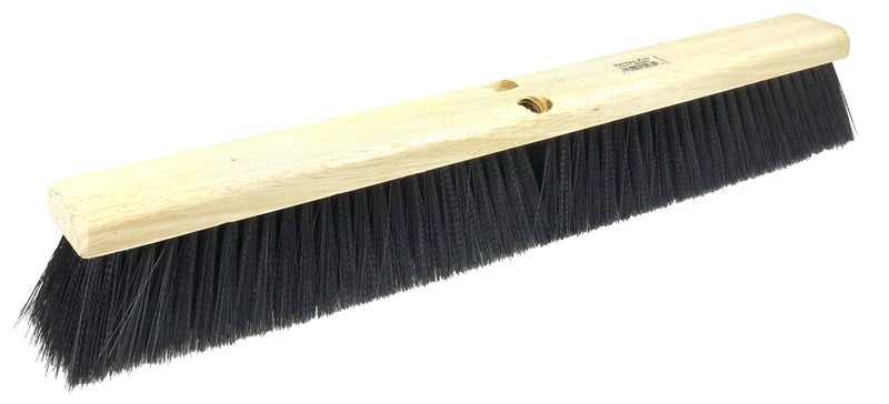 Weiler 25235 24" Vortec Pro Medium Sweep Floor Brush, Polystyrene Border With Black Polypropylene - Image 5