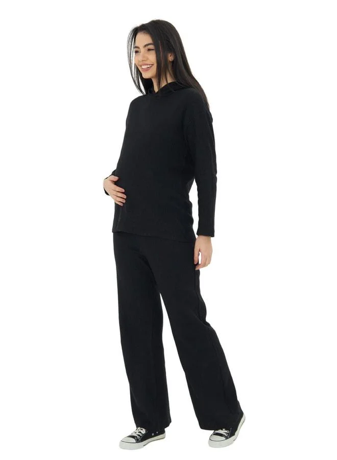 LuvmaBelly - MYRA9610 - Knitted Maternity Top and Bottom Set.