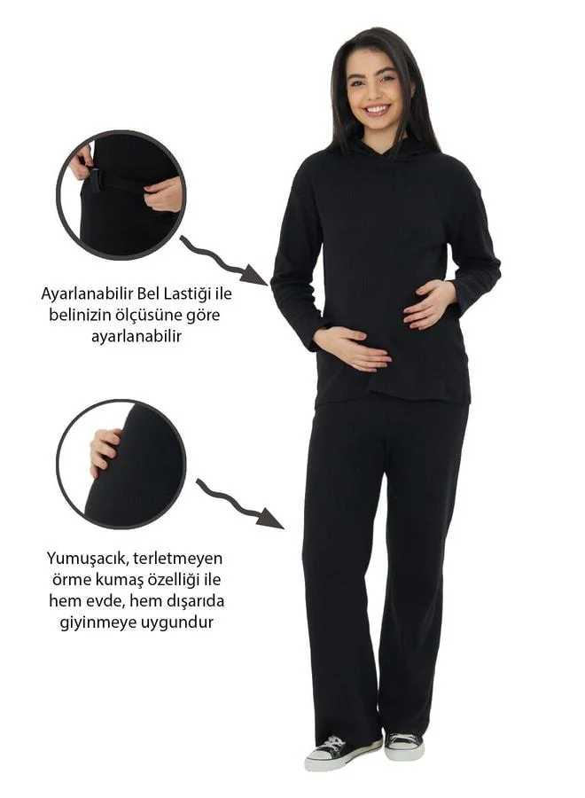 LuvmaBelly - MYRA9610 - Knitted Maternity Top and Bottom Set.