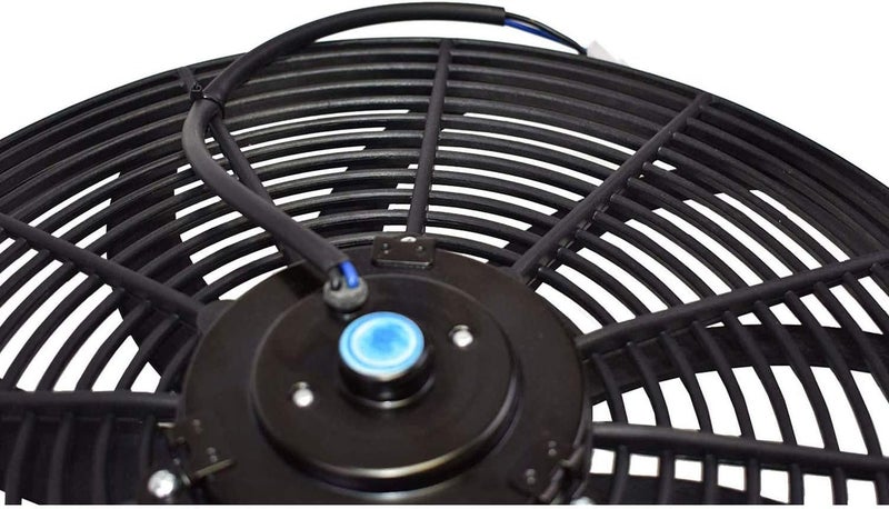 A-Team Performance Universal 16 in Electric Radiator Fan Assembly Kit - Black 12V 8-Blade Design - 3000 CFM High CFM Cooling Fan - Reversible Push & Pull Heavy-Duty - Image 5