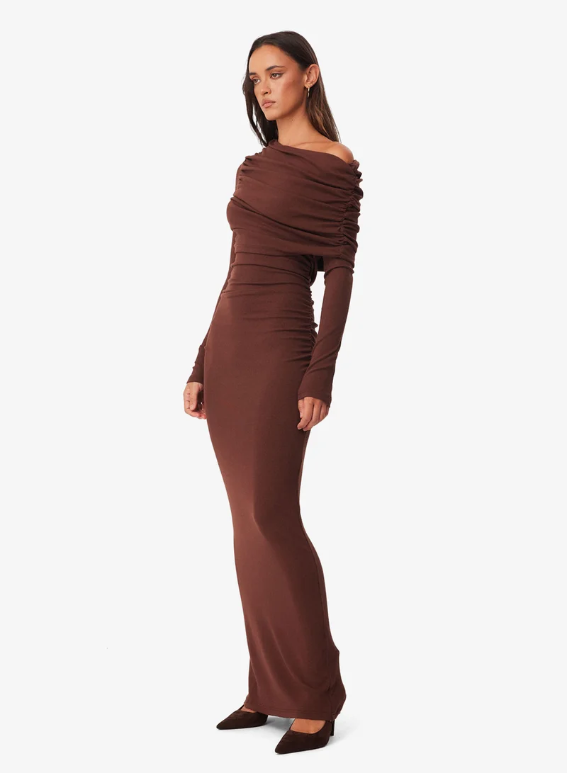 Sndys  Reena Long Sleeve Maxi Dress for Women | Best Price UAE