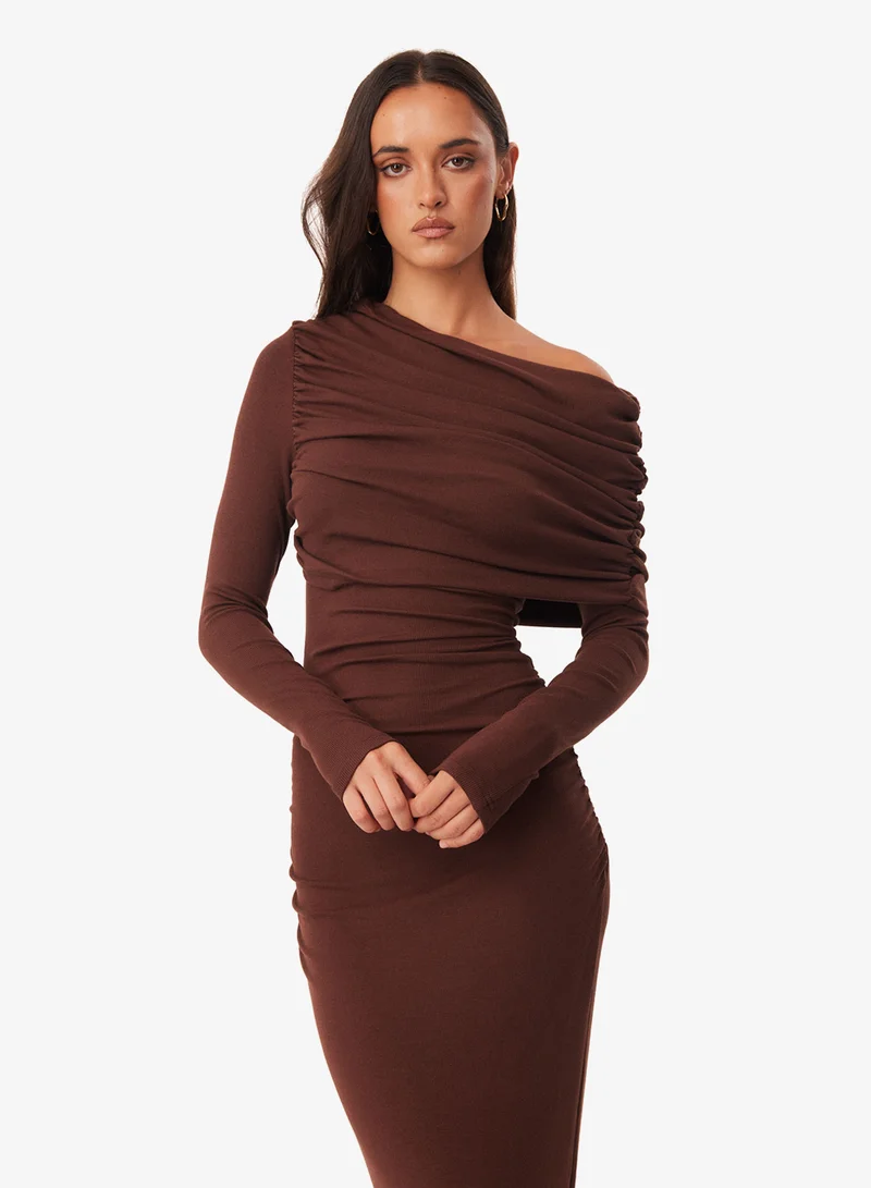 Sndys  Reena Long Sleeve Maxi Dress for Women | Best Price UAE