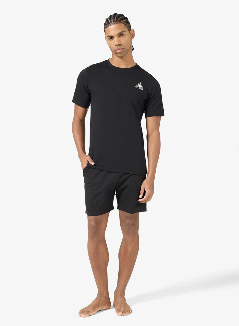 Nightwear T-Shirt & Shorts Set