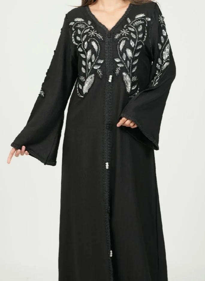 AL BENT AL SHARQIEH embroidred jalabiya dress
