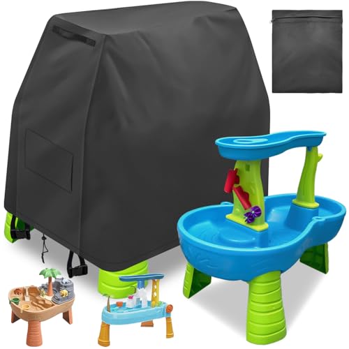 Intoypad Kids Water Table Cover for Step2 Rain Showers Water Table Accessories Outdoor Toys Waterproof Sunshade Dust Cover for Toddlers 13 Outdside Step 2 Watertable Toys for Kids Ages 35 - Image 1
