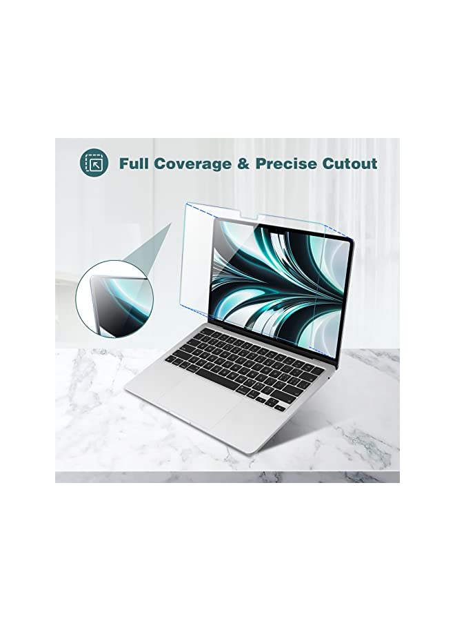 Procases ProCase Screen Protector for MacBook Air 2022 Released 13.6 inch Model A2681, Tempered Glass Film Guard for MacBook Air 13.6 2022 A2681 with M2 Chip & Touch ID - Image 5