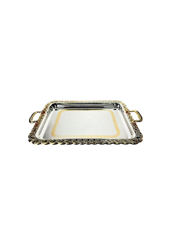 ZOLTEN - Silverplated Medium Size Rectangle Tray - Image 1