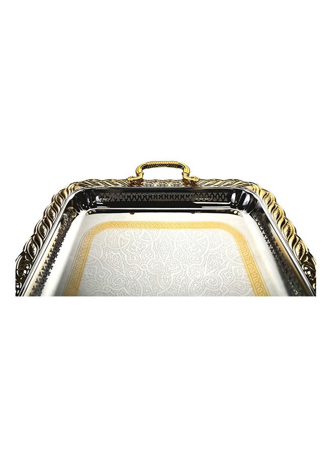 ZOLTEN - Silverplated Medium Size Rectangle Tray - Image 1