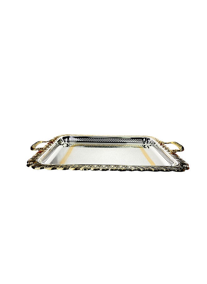 ZOLTEN - Silverplated Medium Size Rectangle Tray - Image 1