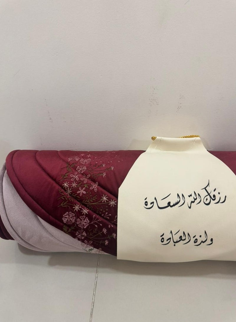 برايدس سجادة صلاة طقم من قطعتين بلونين مختلفة - Image 2