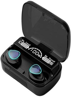 LinJie Wireless Earbuds Bluetooth 5.1 Headphones Compatible with Samsung Galaxy M10, IPX7 Waterproof TWS Stereo Headphones in Ear Built in Mic Headset