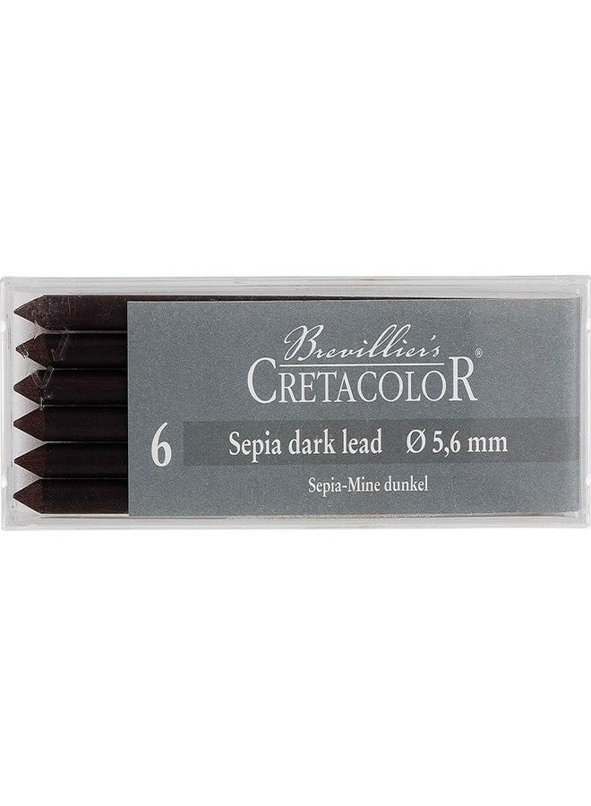 Cretacolor Artist Lead Sepia Dark 6/Pack - Image 1