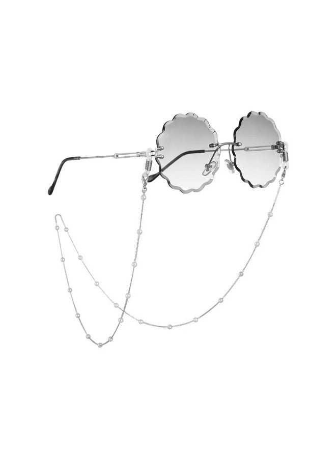 Generic Pearl Eyeglass Chains Strap Necklace Glasses Reading Eyeglasses Holder Strap Cords Lanyards 