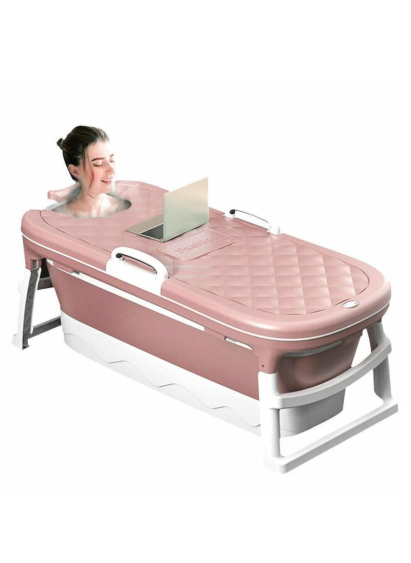 DubaiGallery Adult Thicken Spa Barrel Massage Tub Soak Sweat Steaming Bucket Portable Plastic Foldable Sauna Folding Bathtub  - Image 2