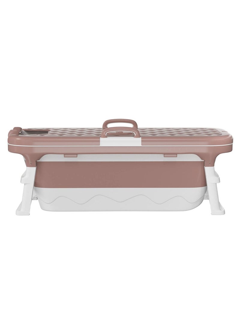 DubaiGallery Adult Thicken Spa Barrel Massage Tub Soak Sweat Steaming Bucket Portable Plastic Foldable Sauna Folding Bathtub  - Image 4