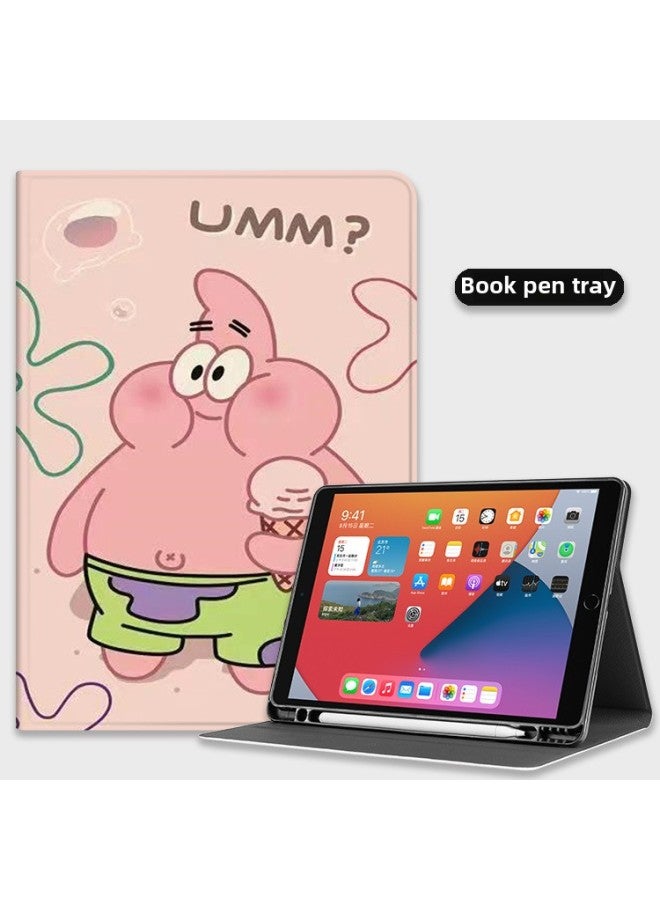 جراب حماية لجهاز iPad Air 45 من السيليكون مقاس 11 بوصة لجهاز iPad 10.2 بفتحة قلم Mini6 برسومات كرتونية 3 ناعمة مقاس 12.9 بوصة - اللون: نجمة مخروطية (فتحة قلم) - الطراز الملائم: iPad 2019/2020/2021 (10.2 بوصة) عالمي - Image 1