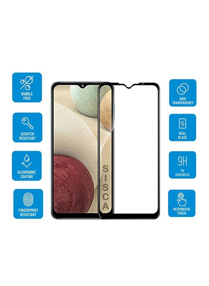 Phone Planet Samsung Galaxy A12 / A32 5G Screen Protector Glass Full Glue Tempered Screen Guard Anti-Fingerprints Shatter-Resistant - Image 2