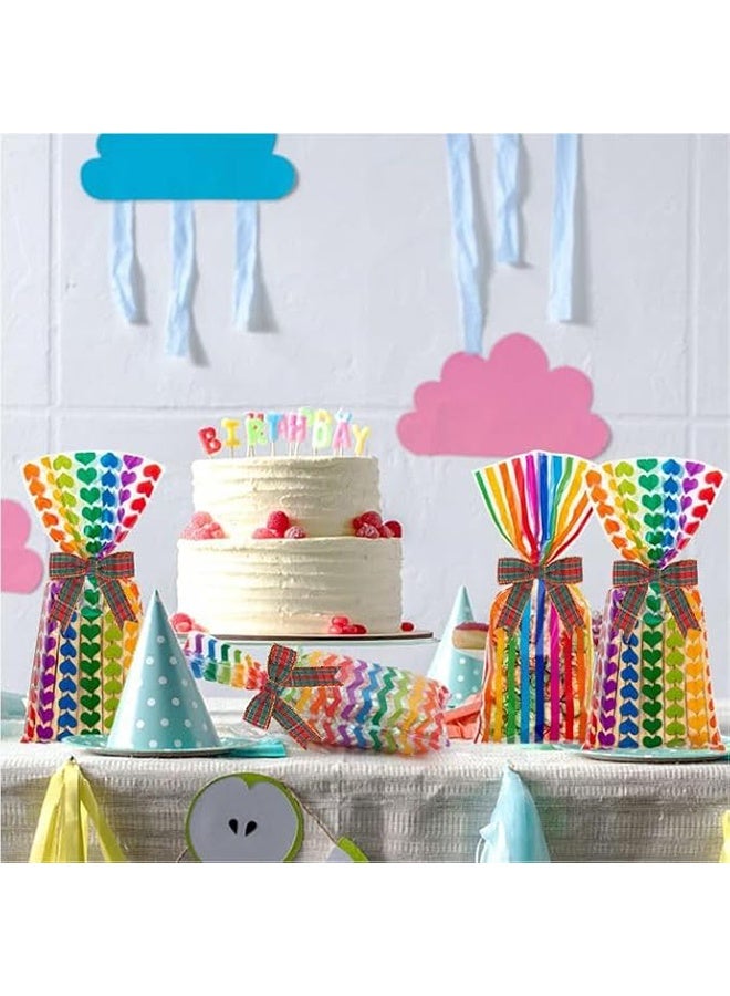 60 Pcs Gingham Ribbon Bows Buffalo Plaid Premade Twist Tie Bows for Gift Wrapping, Wedding, Baby Shower, Birthday Party, Party Decorations, DIY Craft (Red Green) - Image 4