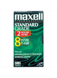Standard-Quality Vhs Video Tapes (8 Hours; Single) Product Category: Video Tape & Accessories/Vhs Video Tape