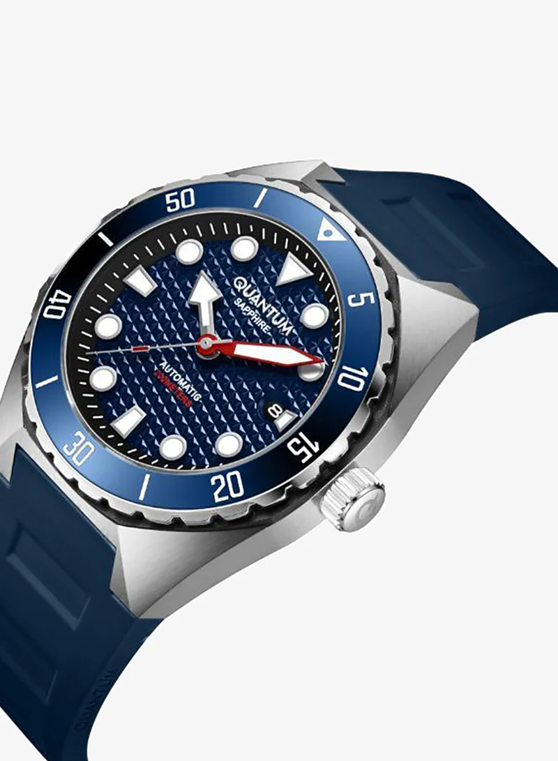 Quantum Men's Silicone Analog Watch BAR1213.399 - 43 mm