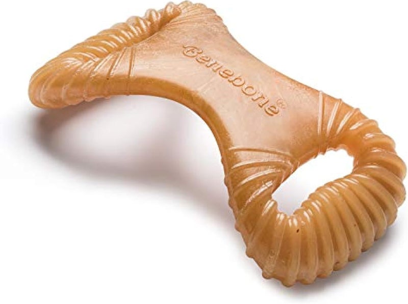 Benebone Dental Durable Dog Chew Toy for Aggressive Chewers, Real Chicken, Made in USA, Medium - Image 1