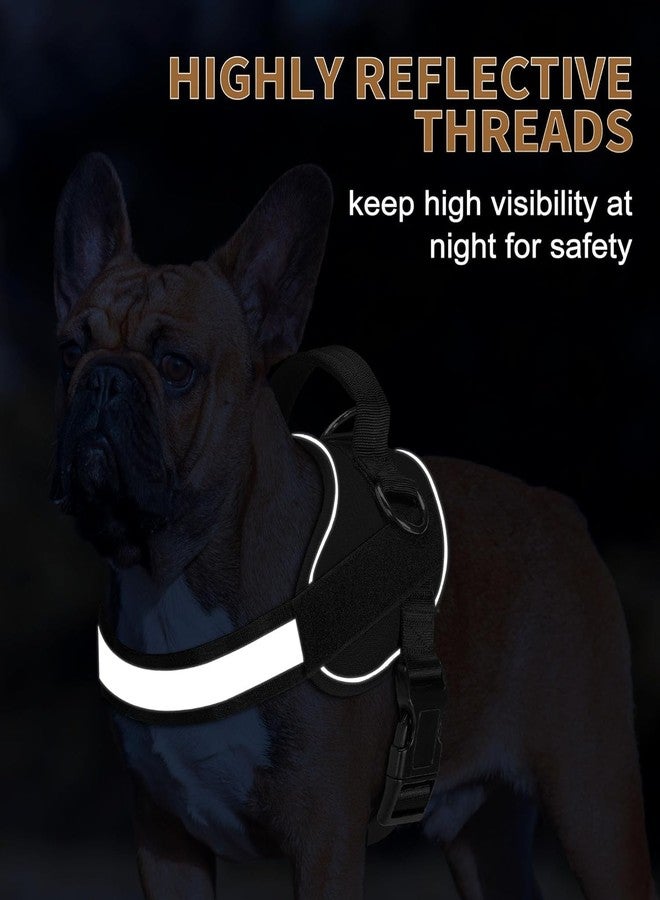 Agirav No Pull Dog Harness Adjustable Reflective Oxford Easy Control Medium Large Dog Harness with A Free Heavy Duty 5ft Dog Leash - Image 4
