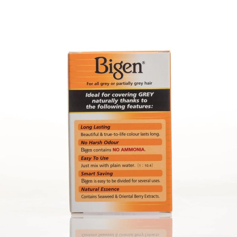 Bigen Permanent Powder Hair Color 46 Light Chestnut, 0.21 Ounce (Pack of 1) - Image 3