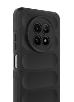 Generic Realme 13 5G - Original Magic Shield Shock-Resistant Case Cover with Ultra Protection and Soft Padded Interior (Black)  - Image 4