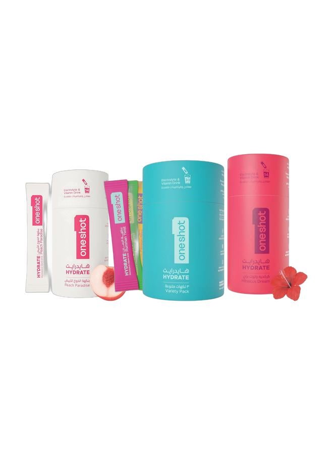 Oneshot Bundle of Peach, Hibiscus, and Variety Pack - Image 1