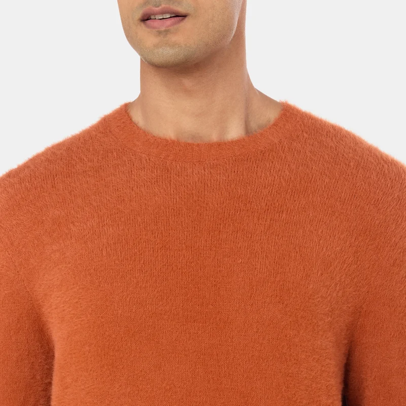 VANS Orange Men's Elmsford Sweatshirt for Men | Best Price UAE