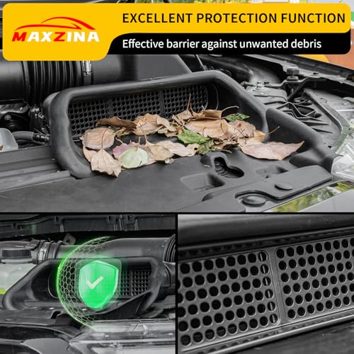 Maxzina Air Intake Scoop Filter Compatible with 2015-2026 Ford F150 2017+ F150 Raptor Air Scoop Cover Dust Cover Protector for 2025 F-150 Accessories - Image 4