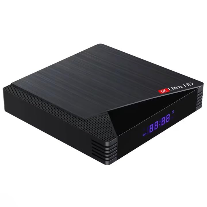 DEROVAN Ultra HD Android 12.1 TV Box – 8GB RAM 128GB Storage, 6K / 8K / 10K Streaming Media Player, Dual-Band Wi-Fi, Ethernet, Smart Android TV Box for Home Entertainment - Image 2