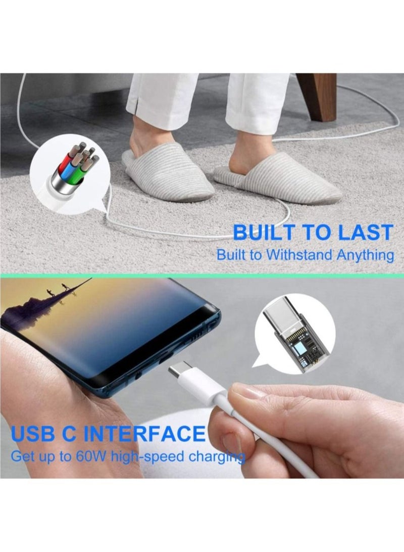 DUSALA USB C to USB C 60W Cable 1M, Power Delivery Fast Charging PD Charger Cord Compatible with Samsung, MacBook Air/Pro, iPad Pro, iPad Air, Huawei, Xiaomi, Lenovo, OnePlus, Android Phones and Tablets - Image 3