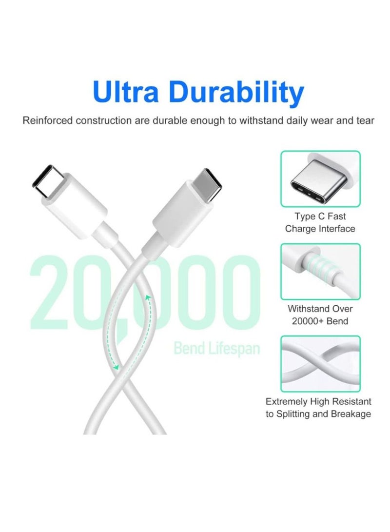 DUSALA USB C to USB C 60W Cable 1M, Power Delivery Fast Charging PD Charger Cord Compatible with Samsung, MacBook Air/Pro, iPad Pro, iPad Air, Huawei, Xiaomi, Lenovo, OnePlus, Android Phones and Tablets - Image 4