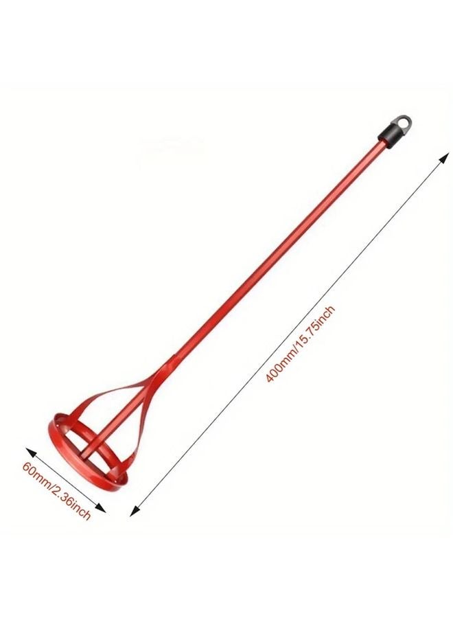60x400mm Extended Stirring Bar Drill Bit Paint Mixer Non Electrified Tool for Cement Putty Latex - Image 2