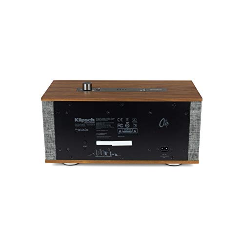 Klipsch كليبسش ذا ون تيبل توب وايرلس ستيريو في الجوز | مزود بتقنية البلوتوث، جاهز للغرف المتعددة، ويتناسب مع أي مكان تقريبًا - Image 5