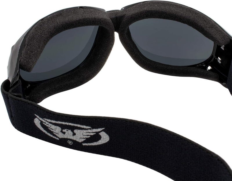 Global Vision Eliminator Dirt Bike Padded Motorcycle Riding Goggles for Men and Women (Black Frame/Smoke Lens) - Image 5
