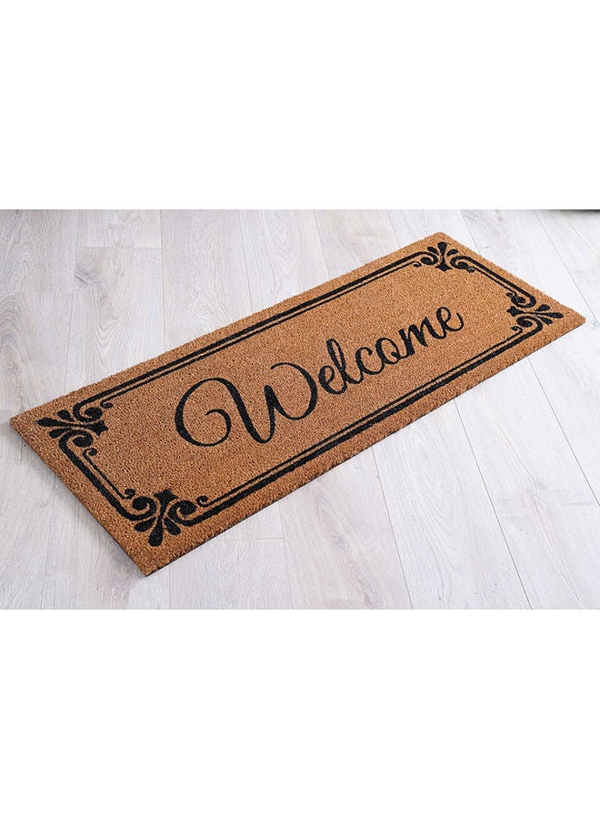 Pan Home سجادة باب الترحيب رايلي مقاس 45 × 120 سم طبيعي/أسود - Image 2