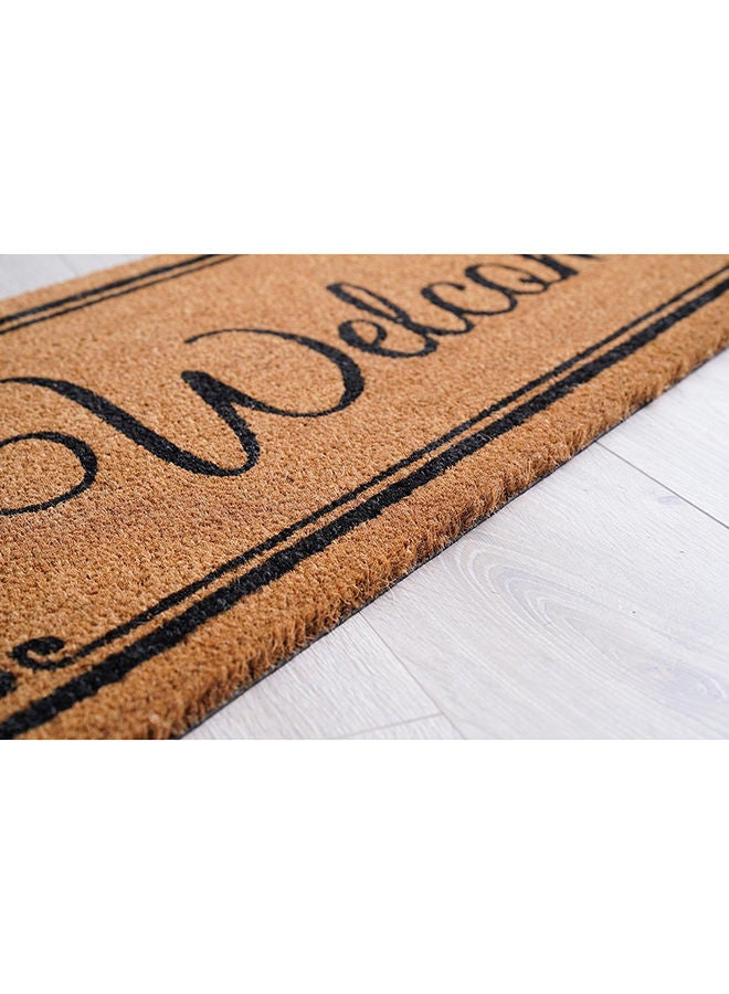 Pan Home سجادة باب الترحيب رايلي مقاس 45 × 120 سم طبيعي/أسود - Image 3