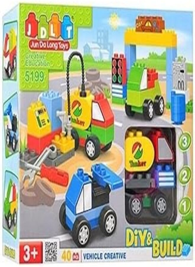 JDLT DIY & BUILD BLOCKS TOY, 40 PCS. 5199 - pzsku/Z764FED888D1269F0F13BZ/45/_/1718495803/440af7f2-ac69-4b2b-9dc0-6eb013f59a49