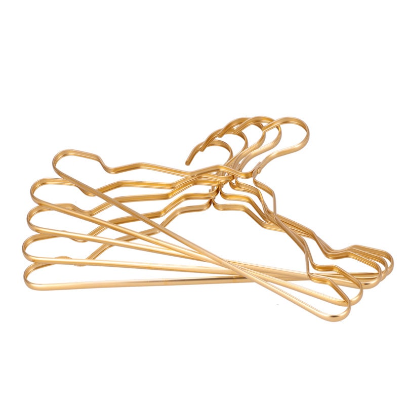Space Aluminum Hanger 10-Pack: Waterproof Rust-Proof Slip-Resistant Grooved Heavy Duty Clothes Hanger - Space Saving Closet Organizer for Bedroom Bathroom Wardrobe, Suits Coats Shirts Skirts - Image 5
